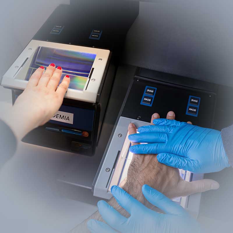 Palmprint scanner range - TP 5300 and TP 6300