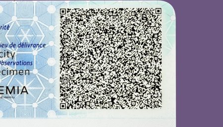 Digitally signed QR code for ID documents